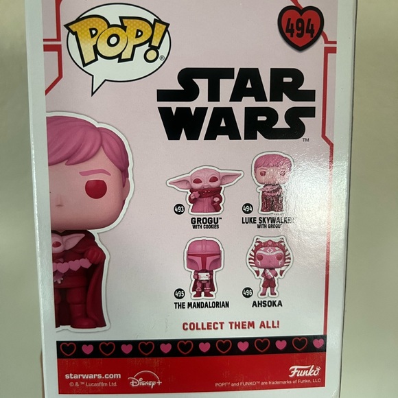 Luke Skywalker with Grogu Funko Pop in box. - Picture 2 of 2